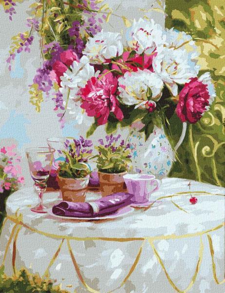 Картина по номерам Идейка Цветы Сладкий май 50х65 см в термопакете (KHO2968)