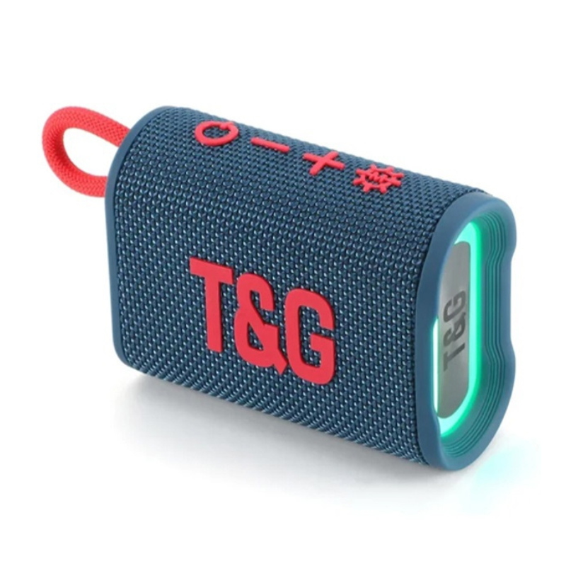 Портативна колонка T&G TG396 Bluetooth Blue (tf7245)