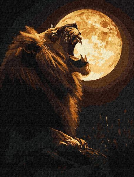 Картина по номерам Ideyka Ночной хищник 30x40 см (Id-KHO6752)