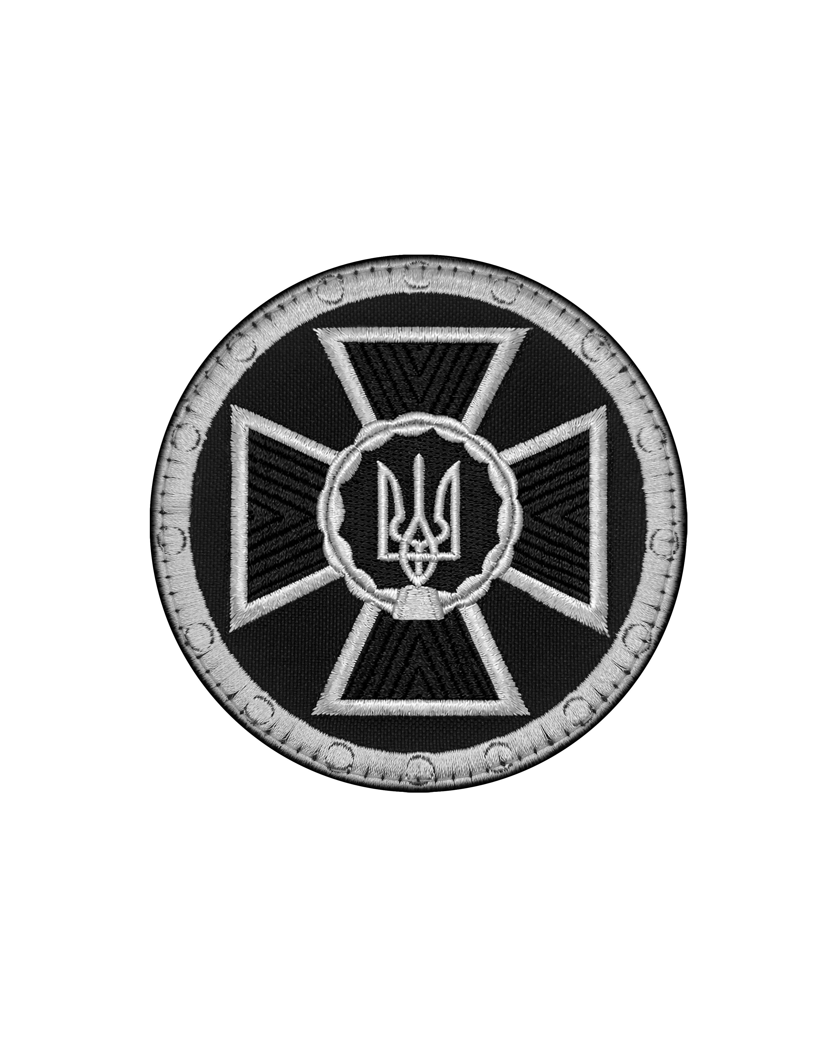 Шеврон СБУ Чорно-сірий (SBU-3.3)