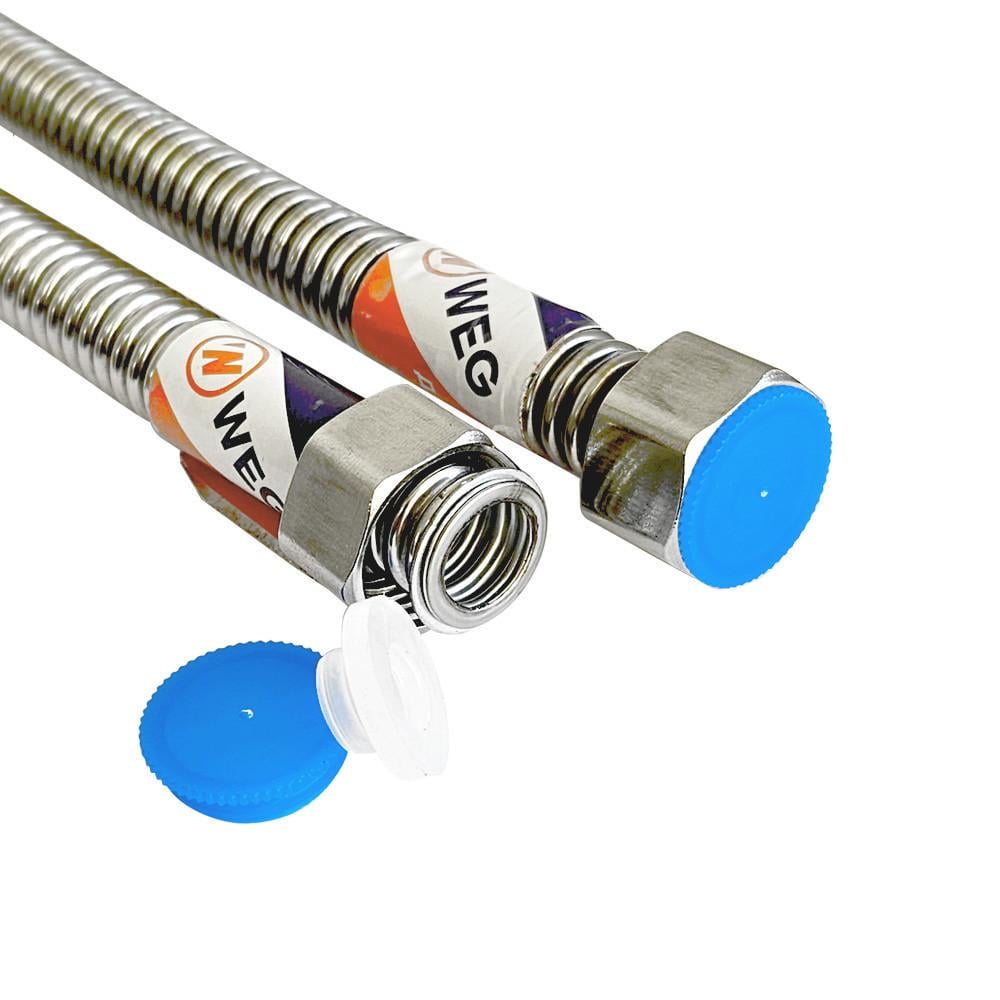 Шланг для воды WEG W-45 гибкий 1/2" x 50 см (2044986043) - фото 2 Шланг для воды WEG W-45 гибкий 1/2" x 50 см (2044986043) - фото 2