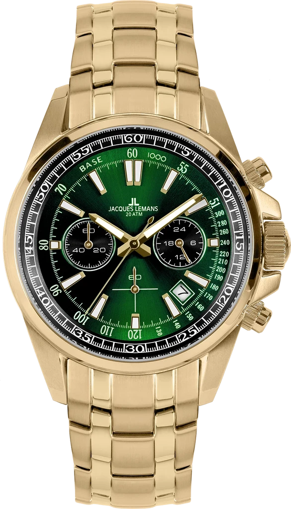 Наручные часы мужские Jacques Lemans Liverpool 1-2117ZK со стальным корпусом WR 200 м и зеленым циферблатом Наручные часы мужские Jacques Lemans Liverpool 1-2117ZK со стальным корпусом WR 200 м и зеленым циферблатом