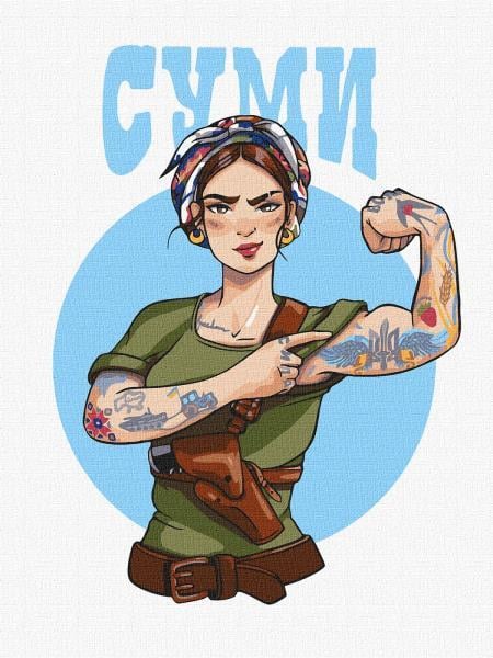 Картина по номерам Идейка Сумы 30х40 см в термопакете (KHO4883)