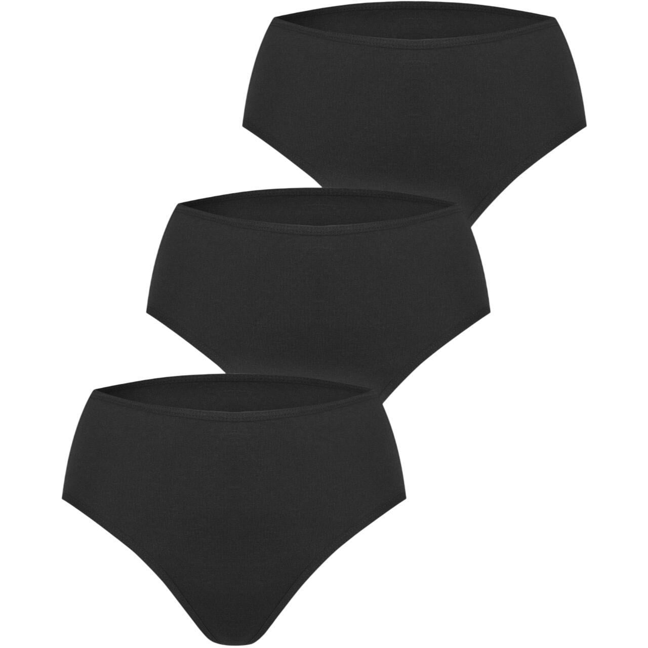 Трусы слипы женские Kappa SLIP MIDI 3P K2131 Nero 3 шт. S Черный (56925-45)