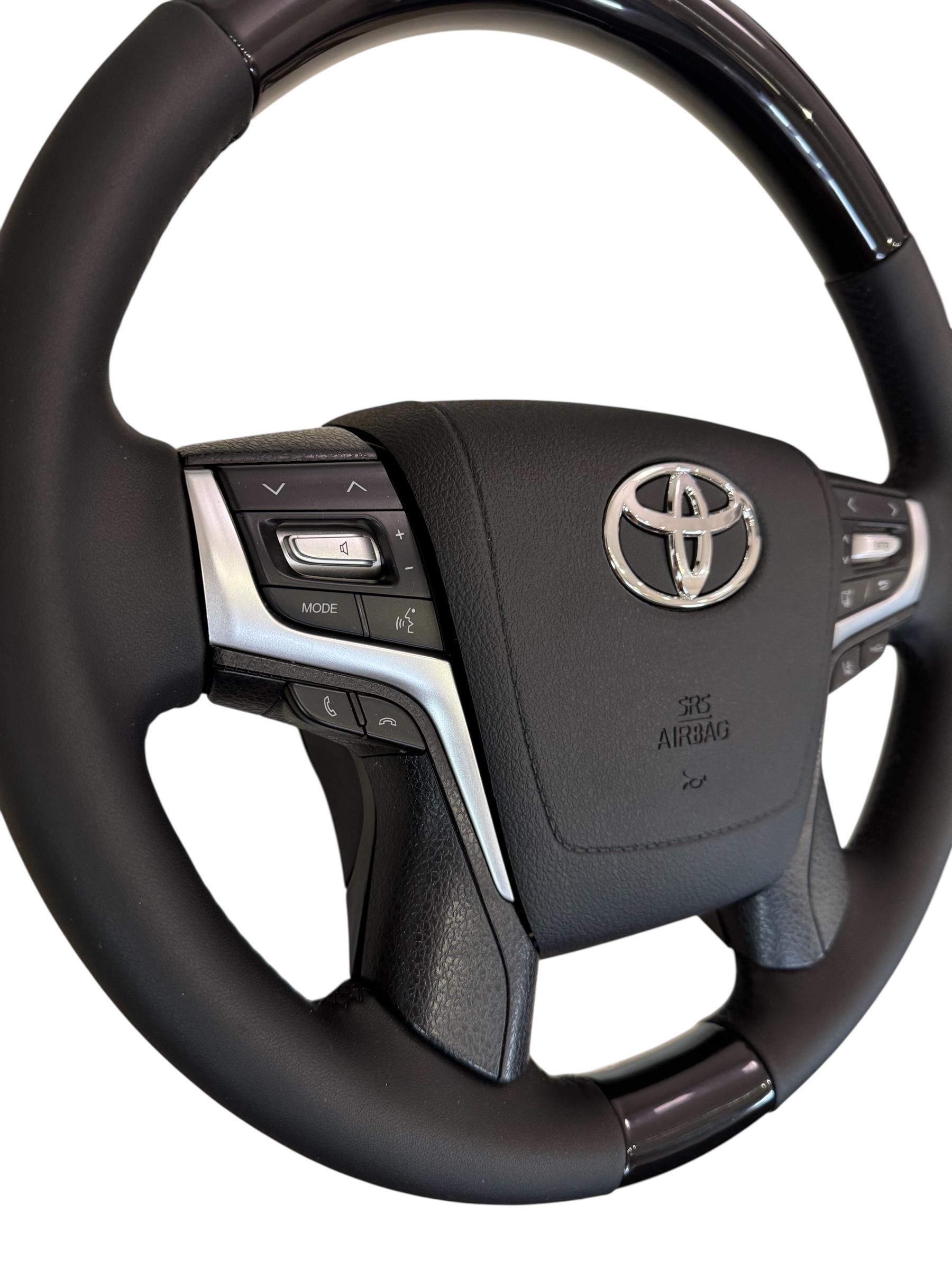 Руль для Toyota Land Cruiser 200 Prado 150 Классика рояльный лак (28753123) - фото 4 Руль для Toyota Land Cruiser 200 Prado 150 Классика рояльный лак (28753123) - фото 4