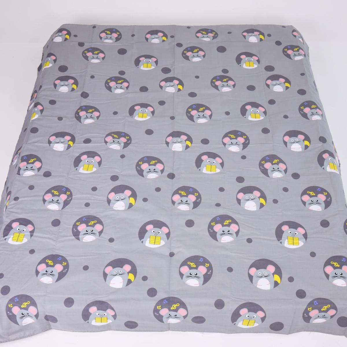 Простынь PaniPava Серая мышка бязь 200х220 см (44443330)