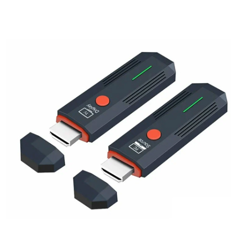 Передатчик/приемник видеосигнала TX RX HDMI беспроводной для ПК/ТВ до 50 м Grey/Orange (902319)