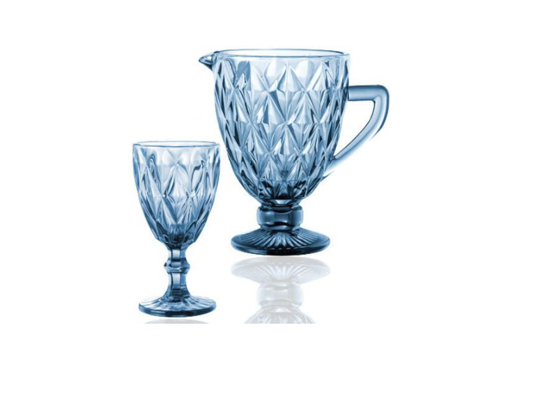 Набор для напитков Elodia Граны 6 шт. 320 мл/кувшин 1,1 л