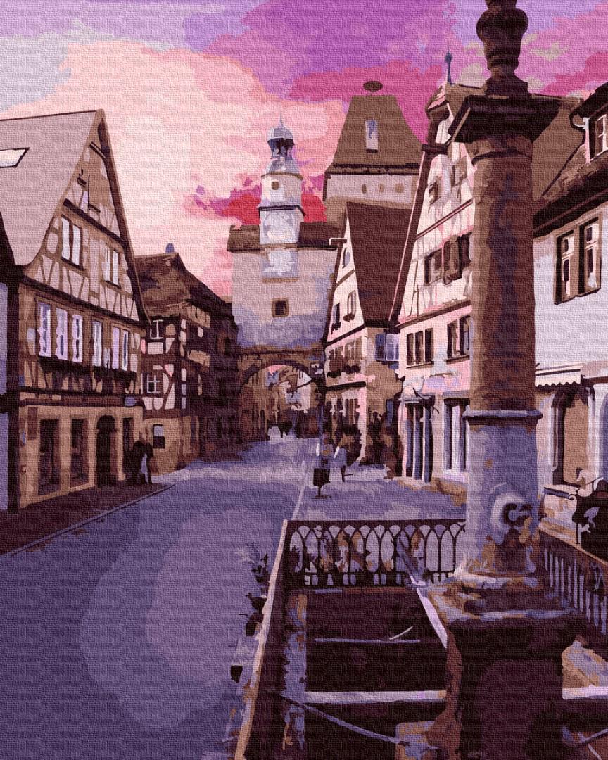 Картина по номерам Brushme Город на восходе солнца 40х50 см GX29743 Картина по номерам Brushme Город на восходе солнца 40х50 см GX29743