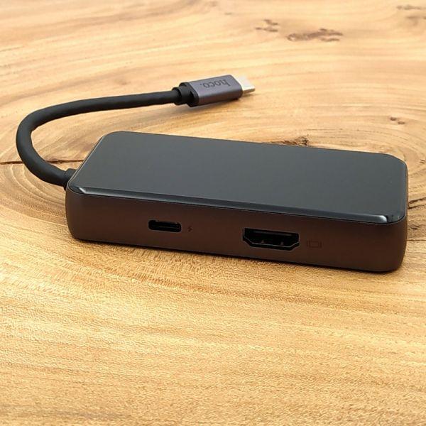 Концентратор Type-C 6в1 USB 3.0/HDMI/PD/RJ45 Ho