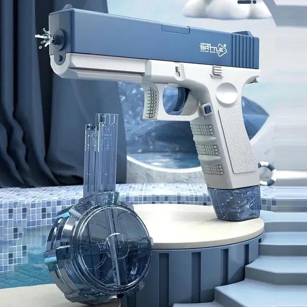 Пістолет водяний Glock water gun з акумулятором та великий магазин електричний (409-3) - фото 11