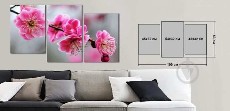 Модульная картина Декор Карпаты Vip Collection 100х53 см (VIP-M3-4)