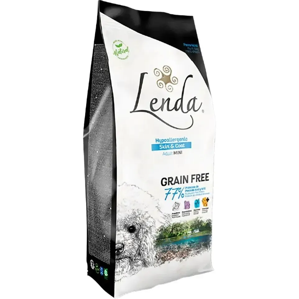 Корм сухий Lenda Mini Hypoalergenic SKIN&COAT Grain Free беззерновий для собак дрібних порід 2 кг (24064721)