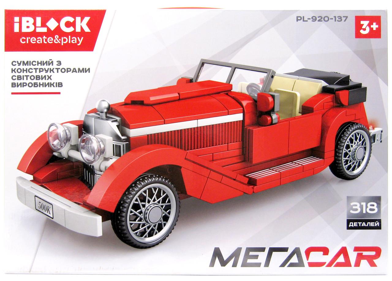 Конструктор IBlock PL-921-137 Ретрокар 318 деталей