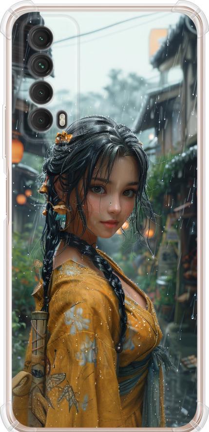 Чехол на Huawei P Smart 2021 Anime-girl (6133sp-2100-42517)