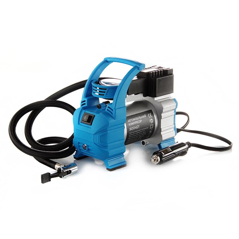 Компресор автомобільний 12 Atelie однопоршневий 35 л/хв 10 Атм з ліхтарем (900421)