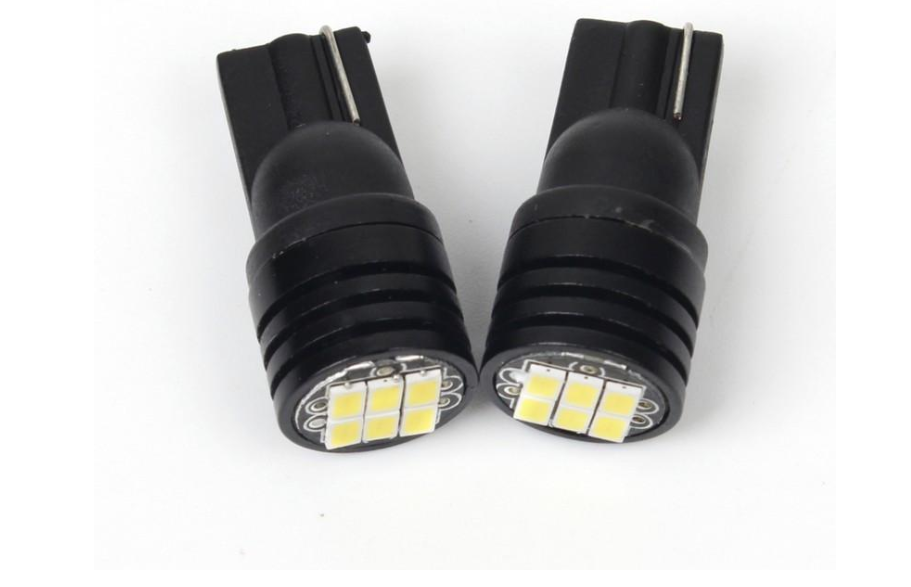 Автолампи світлодіодні Carlamp W5W Canbus 6000 K для габаритів з обманкою 2 шт. (T103020) Автолампи світлодіодні Carlamp W5W Canbus 6000 K для габаритів з обманкою 2 шт. (T103020)