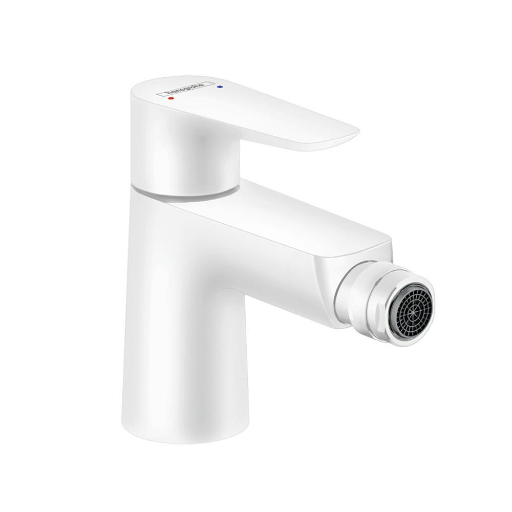 Смеситель для биде Hansgrohe Talis E с донным клапаном Белый матовый (71720700)