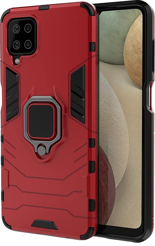 Противоударный чехол Samsung Galaxy M32 M325 (подставка кольцо) Red (22866-2D)