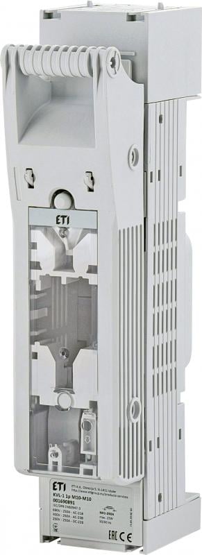 Разъединитель ETI KVL 1 1P 250A 690 V клеммы M10-M10 (1690891)