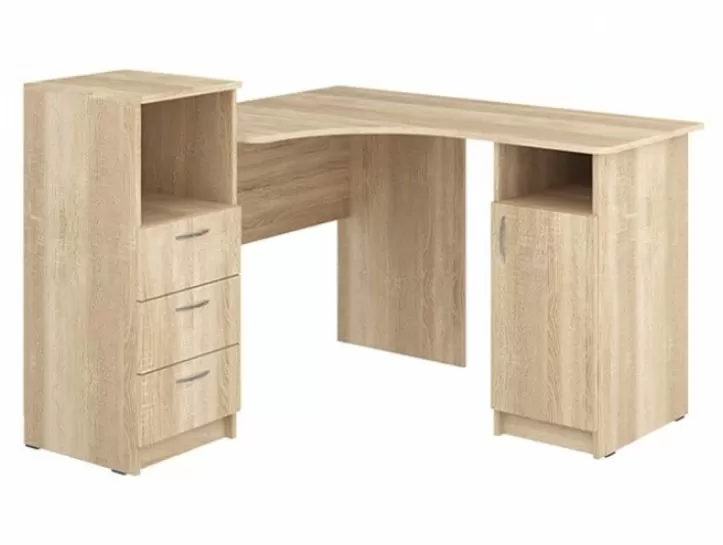 Стол компьютерный угловой Индиго Дуб сонома (00041pehot)