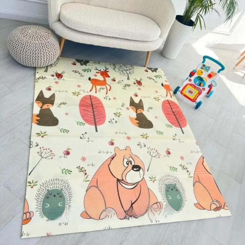 Коврик игровой термо 2 посторонний в сумке 180х200х08 см (D-70804)