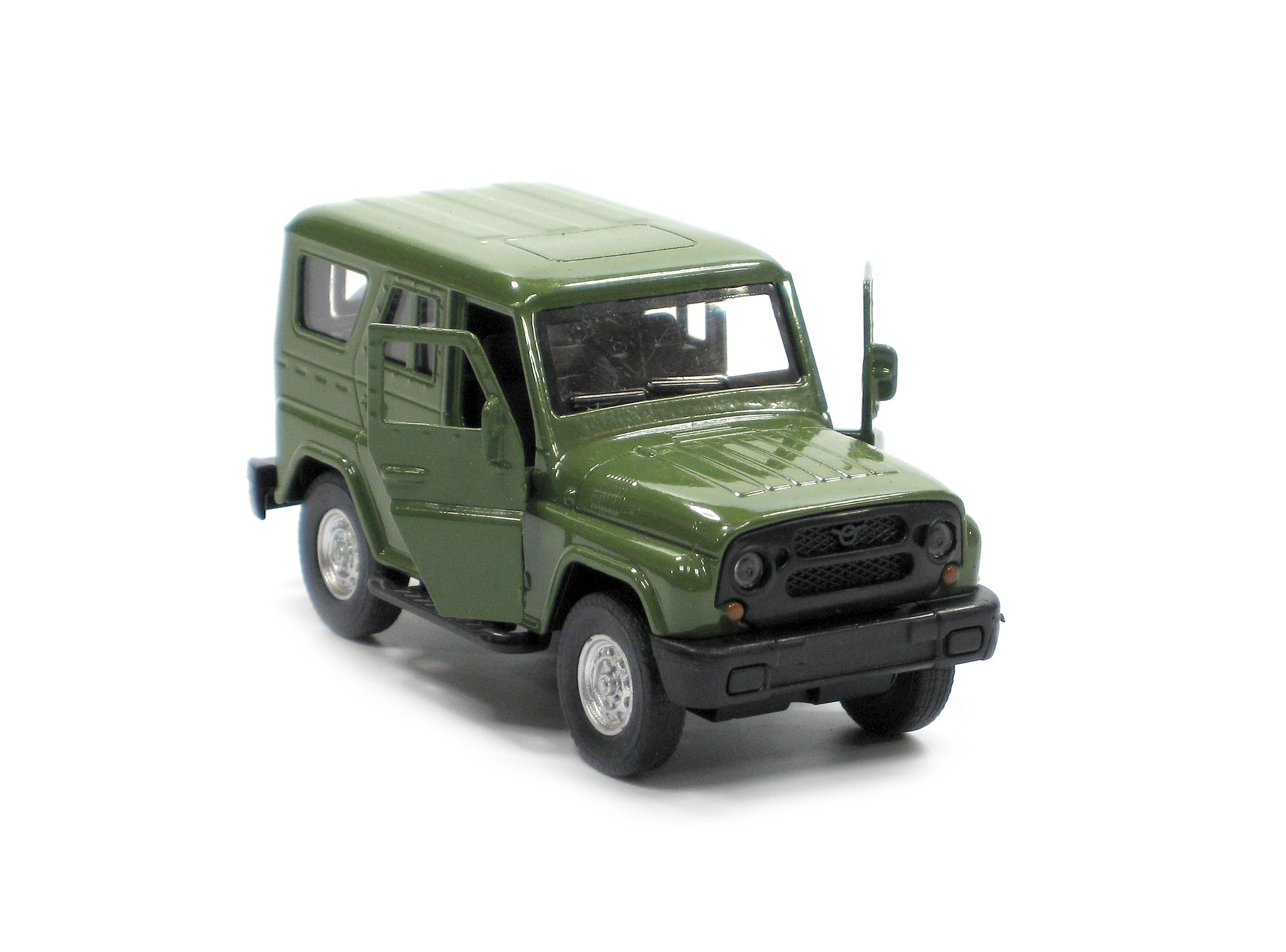 Модель металлическая Автопром УАЗ Hunter 1:32-36 (3277 Green) - фото 6