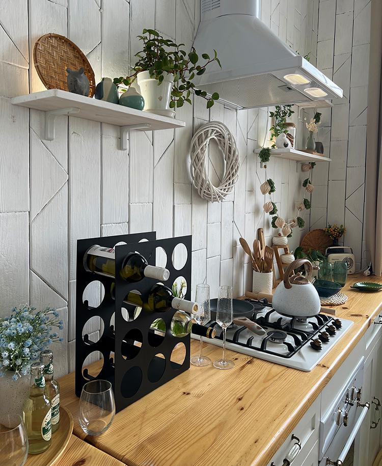 Подставка для вина NC Home Прямая на 12 бутылок (110234) - фото 2 Подставка для вина NC Home Прямая на 12 бутылок (110234) - фото 2