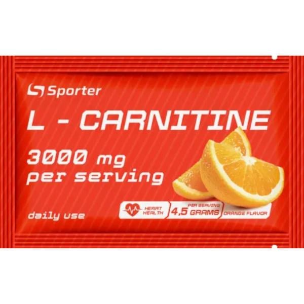 Жиросжигатель для спорта Sporter L-Carnitine 3000 мг 4,5 г Orange (000023805)