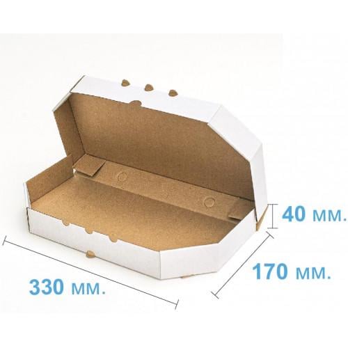 Коробка для хачапури 330х170х40 мм Белый (225) - фото 5 Коробка для хачапури 330х170х40 мм Белый (225) - фото 5