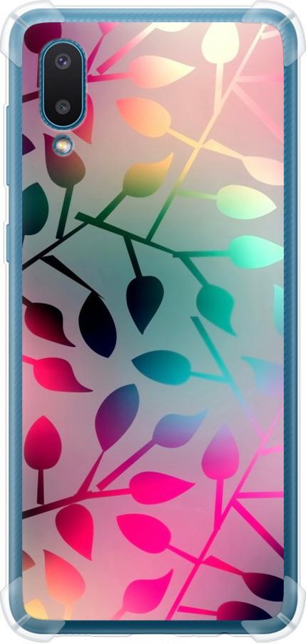 Чехол на Samsung Galaxy A02 A022G Листья (2235sp-2260-42517)