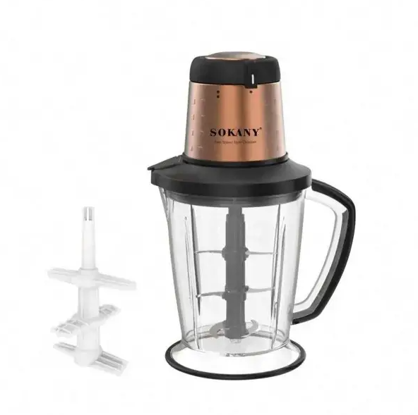 Чоппер кухонный Sokany SK-7039 на 6 лезвий Бронзовый