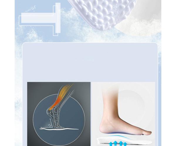 Устілки спортивні амортизаційні Nafoing р. 37-38 Білий - фото 3 Устілки спортивні амортизаційні Nafoing р. 37-38 Білий - фото 3