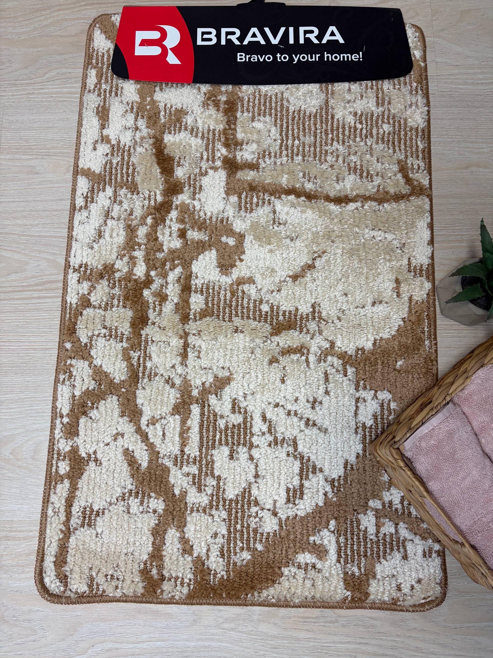 Коврик для ванной комнаты BRAVIRA BR-CLC202014 Classik 50х80 см Beige (22492)