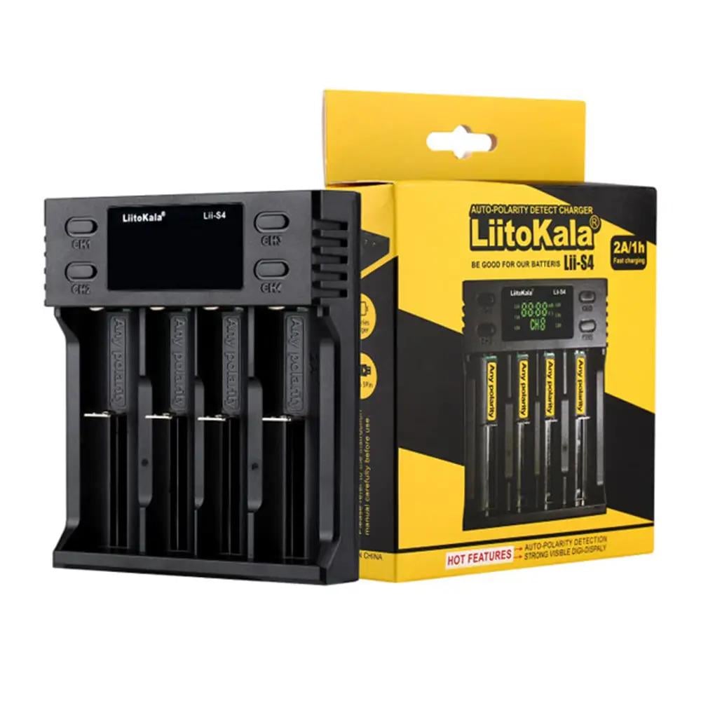 Зарядний пристрій LiitoKala Lii-S4 універсальний для акумуляторів 18650/26650/АА/ААА Li-Ion/LiFePO4/NiMH (Lii-S4)