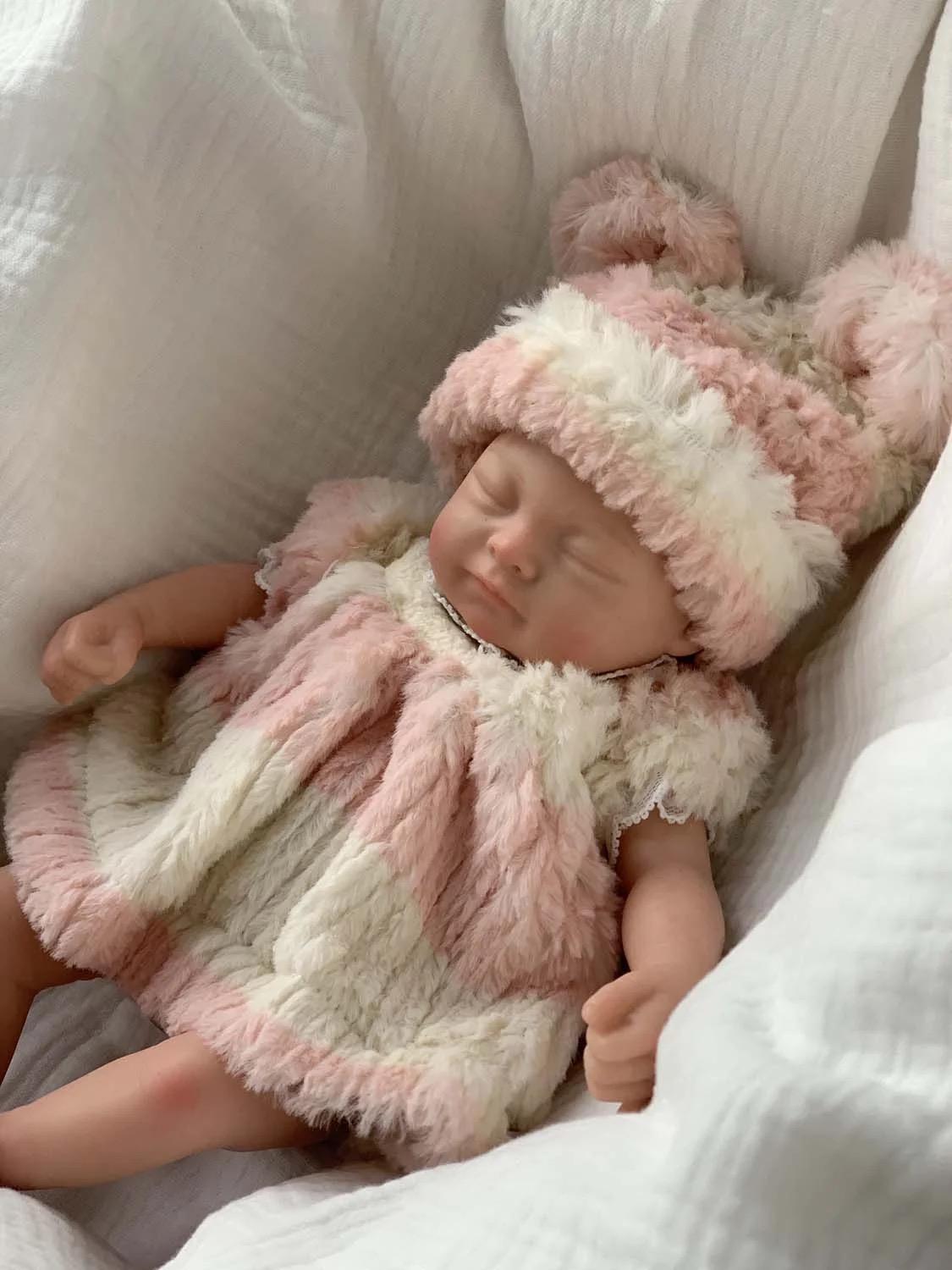 Кукла силиконовая коллекционная девочка пенки из мягкого литого силикона полностью анатомическая 28 см