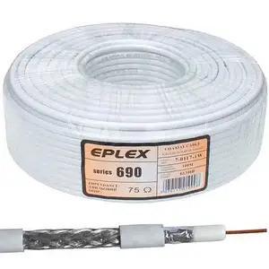 Кабель телевизионный коксиальный EPLEX RG-6U8) - фото 2 Кабель телевизионный коксиальный EPLEX RG-6U8) - фото 2