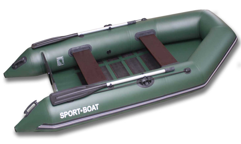 Човен надувний моторний зі сланевим дном Sport-Boat Discovery DM290LS