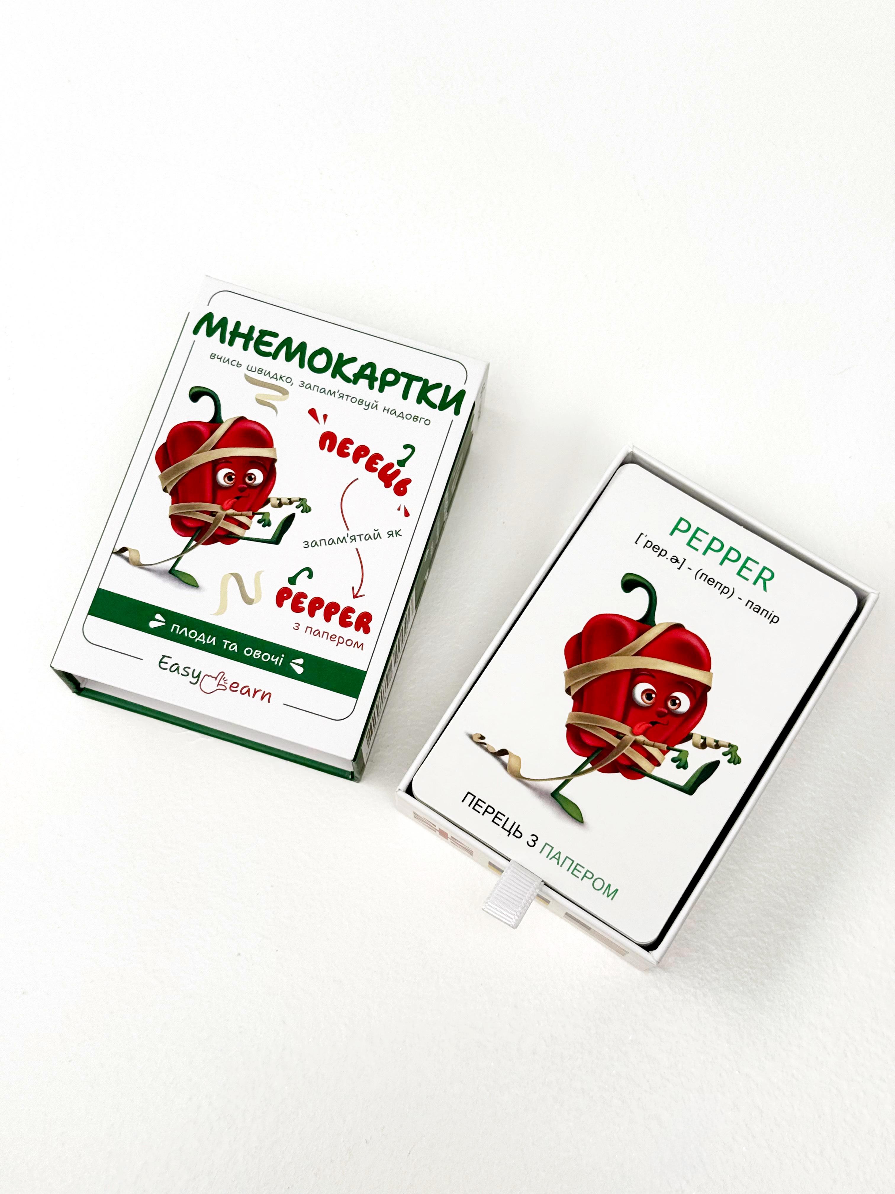 Мнемокарты EasyLearn Выпуск 2 Плоды и овощи (EL-FV1) - фото 3