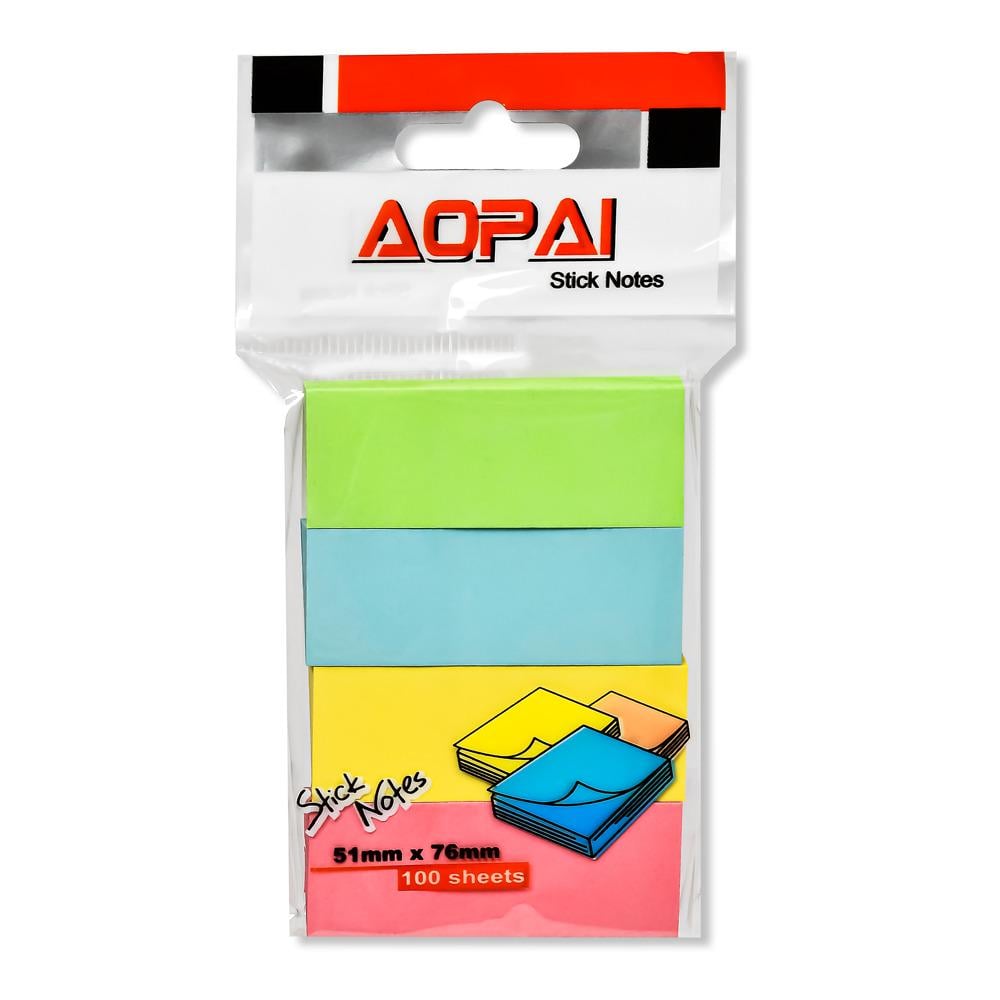 Папір для нотаток скл 4в1 51х76 мм (WW00457)