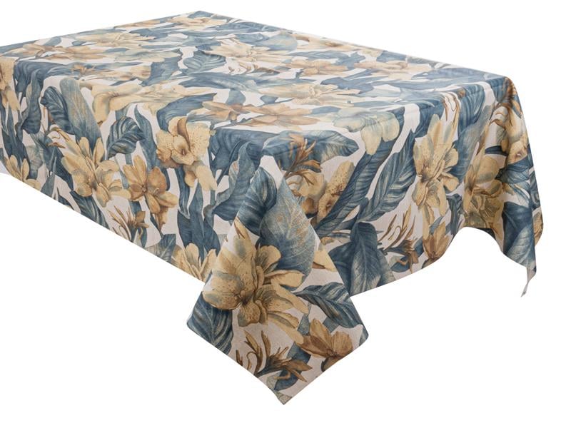 Скатерть водоотталкивающая Lefard Versalles flor oceano 140x180 см (715-308)