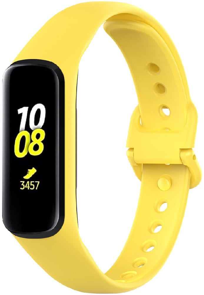 Ремешок силиконовый Jsota для Samsung Galaxy Fit2 SM-R220 Yellow (18975-0A)