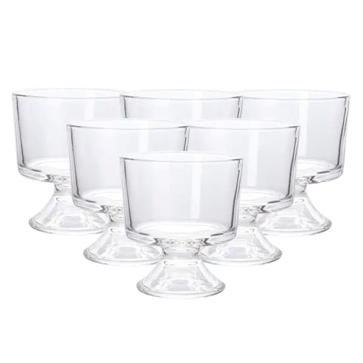 Набор креманок из толстого стекла 6 шт. по 310 мл Прозрачный (HP560)