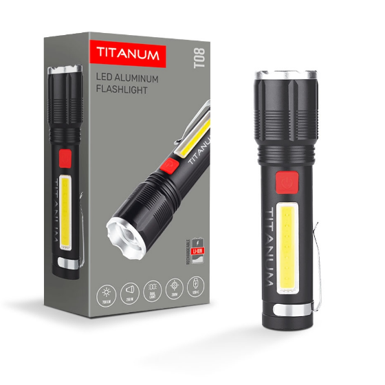 Ліхтарик портативний TITANUM TLF-T08 LED 700Lm 6500К - фото 2