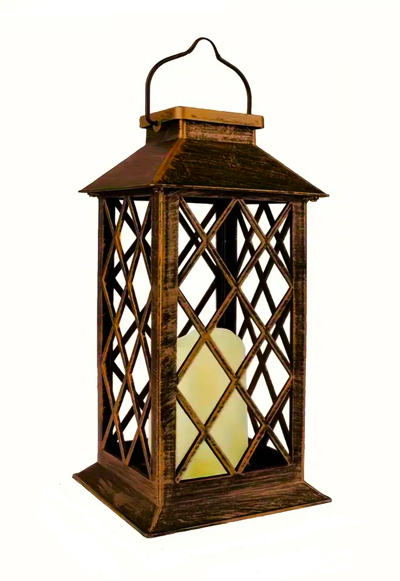 Ліхтар садовий на сонячній батареї 33x14x14 см (234579960) Ліхтар садовий на сонячній батареї 33x14x14 см (234579960)