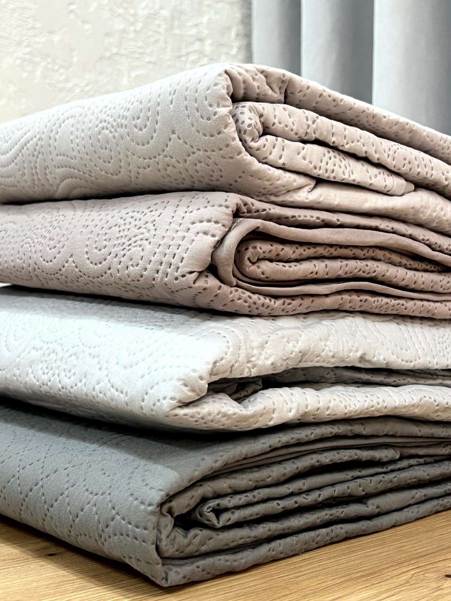 Покрывало стеганное 230х250 см Romance Beige (100371776) - фото 5 Покрывало стеганное 230х250 см Romance Beige (100371776) - фото 5