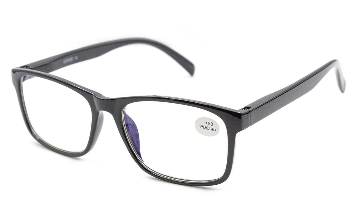 Окуляри для зору в пластиковій оправі Verse 321193S-C1 Blue blocker +1,25