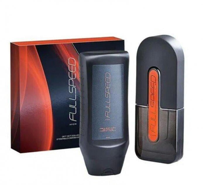 Набор мужской парфюмированный Avon Full Speed 2в1 аромат 75 мл шампунь-гель для душа 250 мл (AV98025)