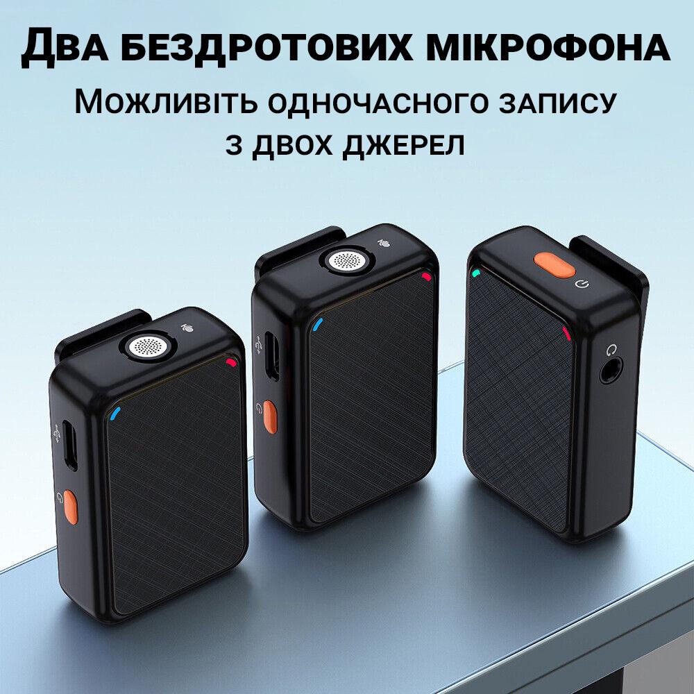 Радиосистема беспроводная Savetek P39-2 Type-C для Android смартфонов/планшетов с 2-мя петличными микрофонами - фото 6
