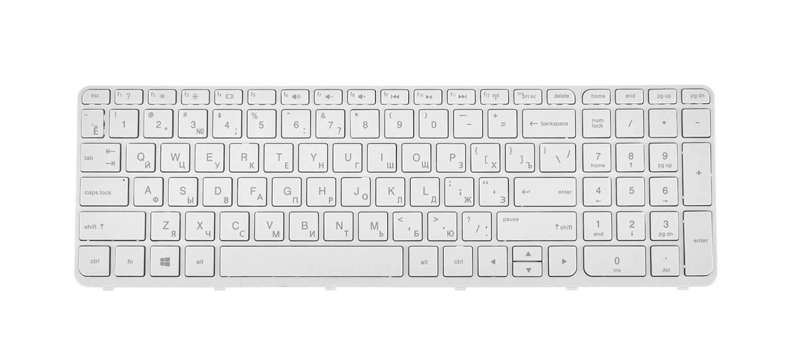 Клавиатура для ноутбука HP Pavilion 15Z-N матовая (719853-251)